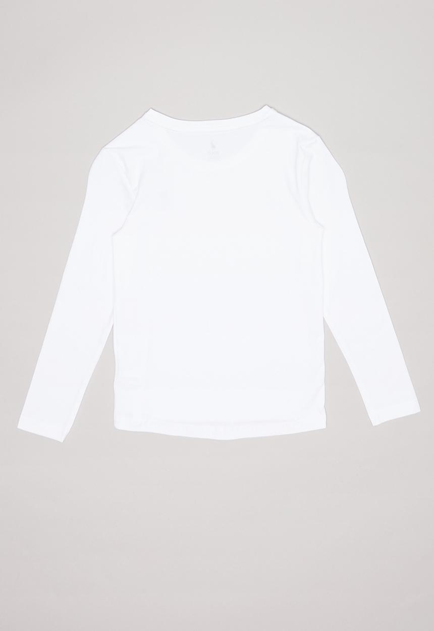 POLO - Girls mia tee - white