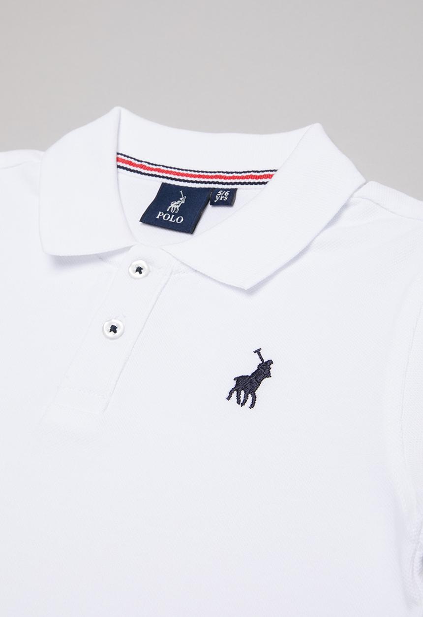 POLO - Austin short sleeve golfer - white
