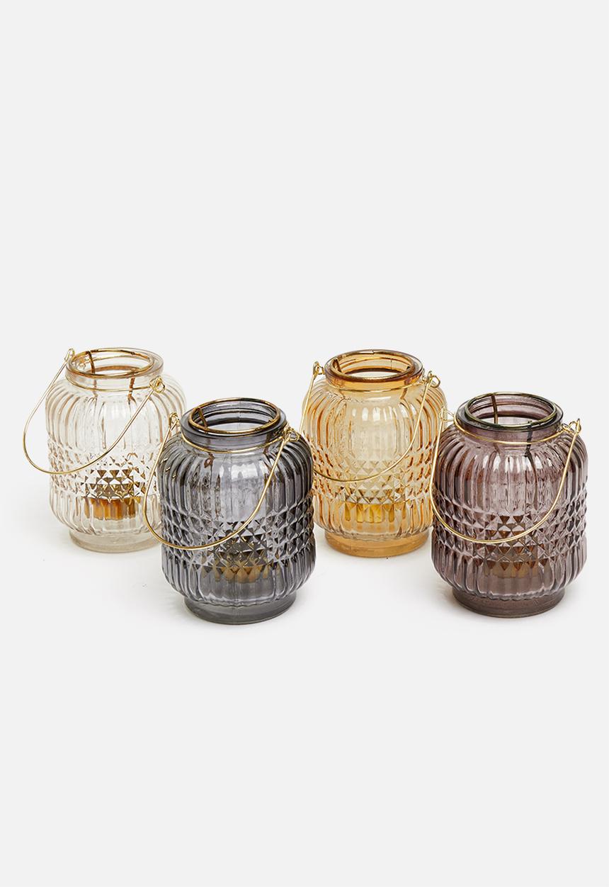 H&S - Tealight lantern - orange
