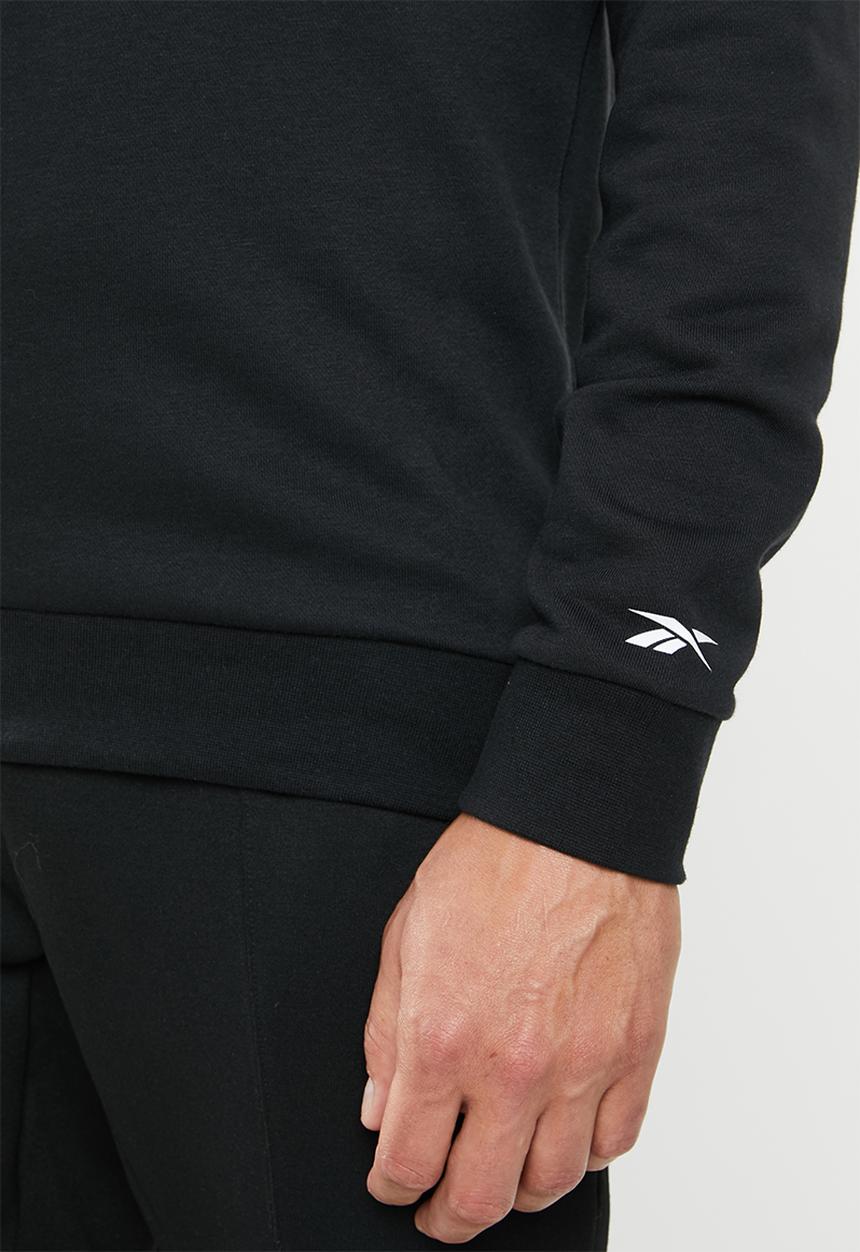 Reebok - Te linear logo crew sweater - black