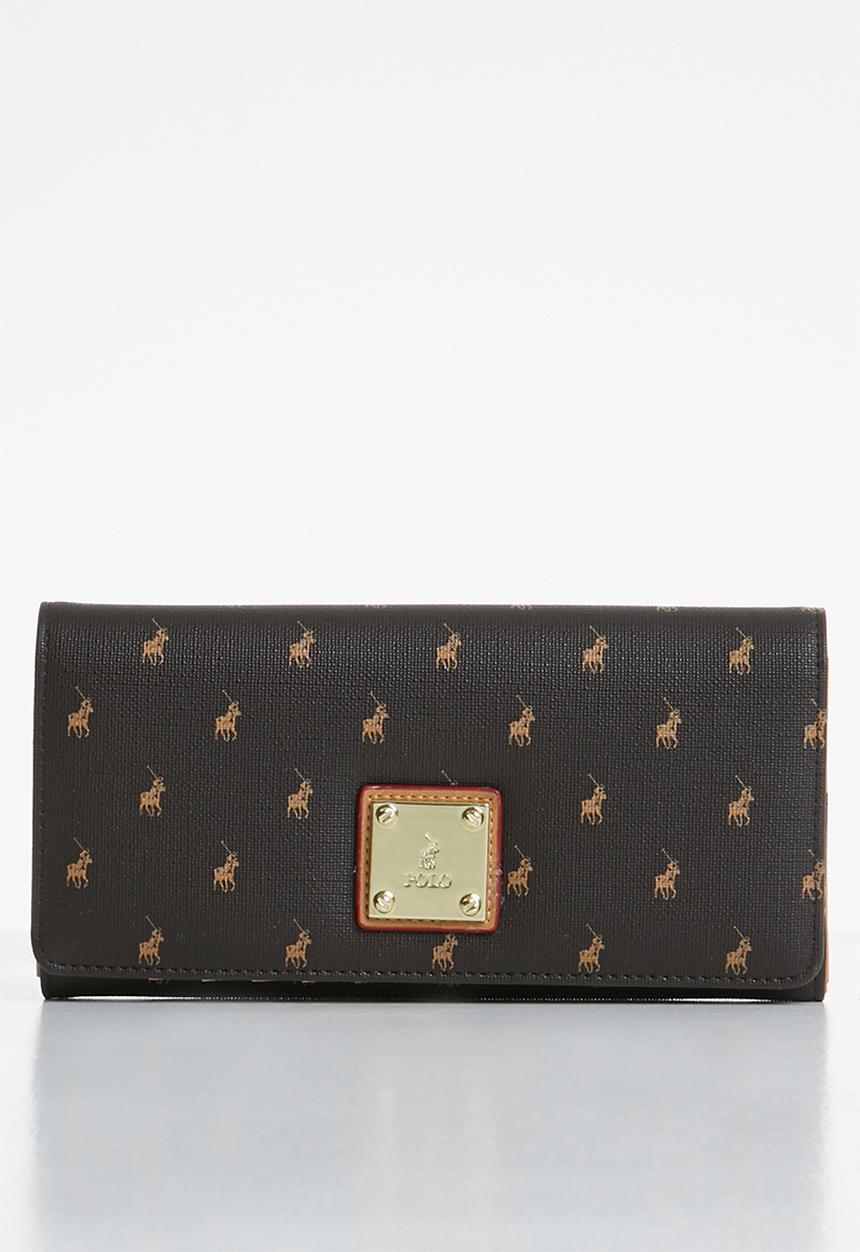 POLO - Iconic clutch purse - brown