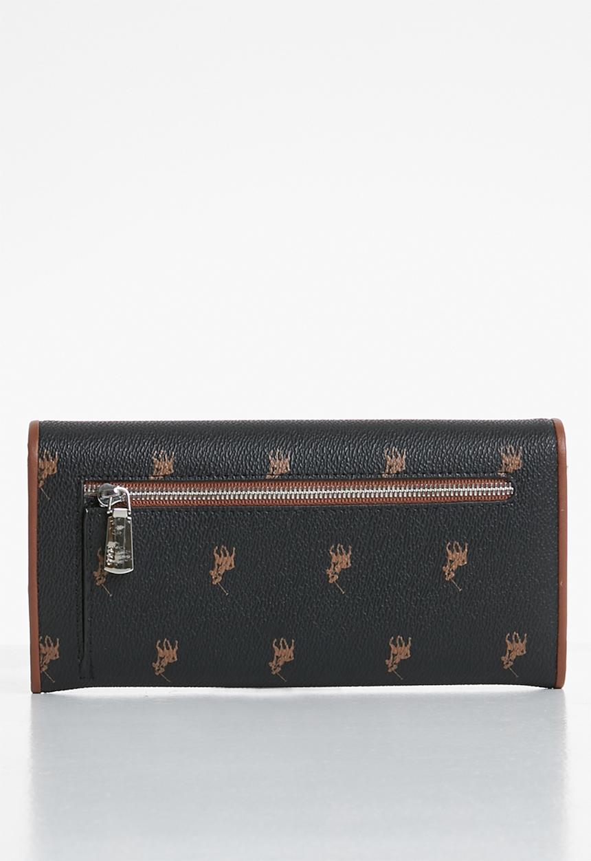 POLO - Classic clutch purse - black