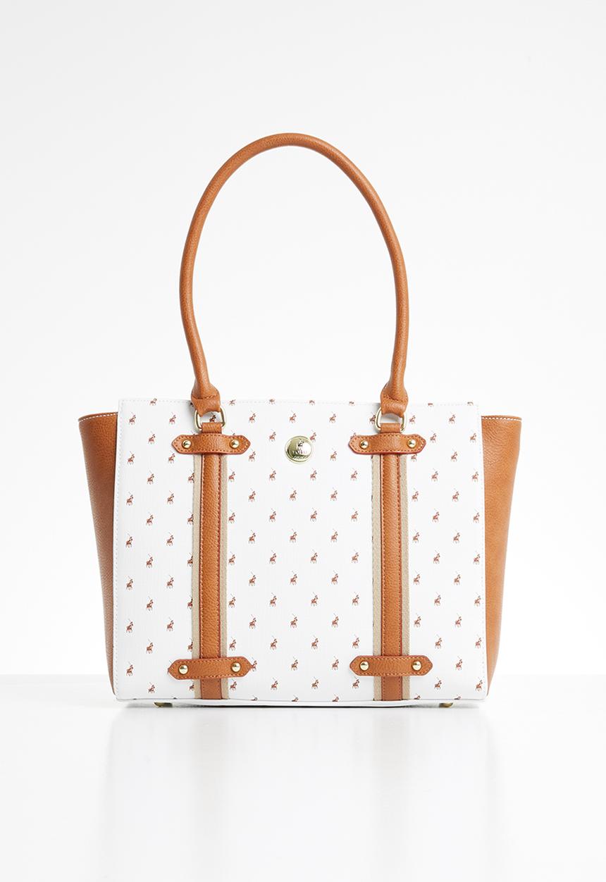 POLO - Heritage tote - white