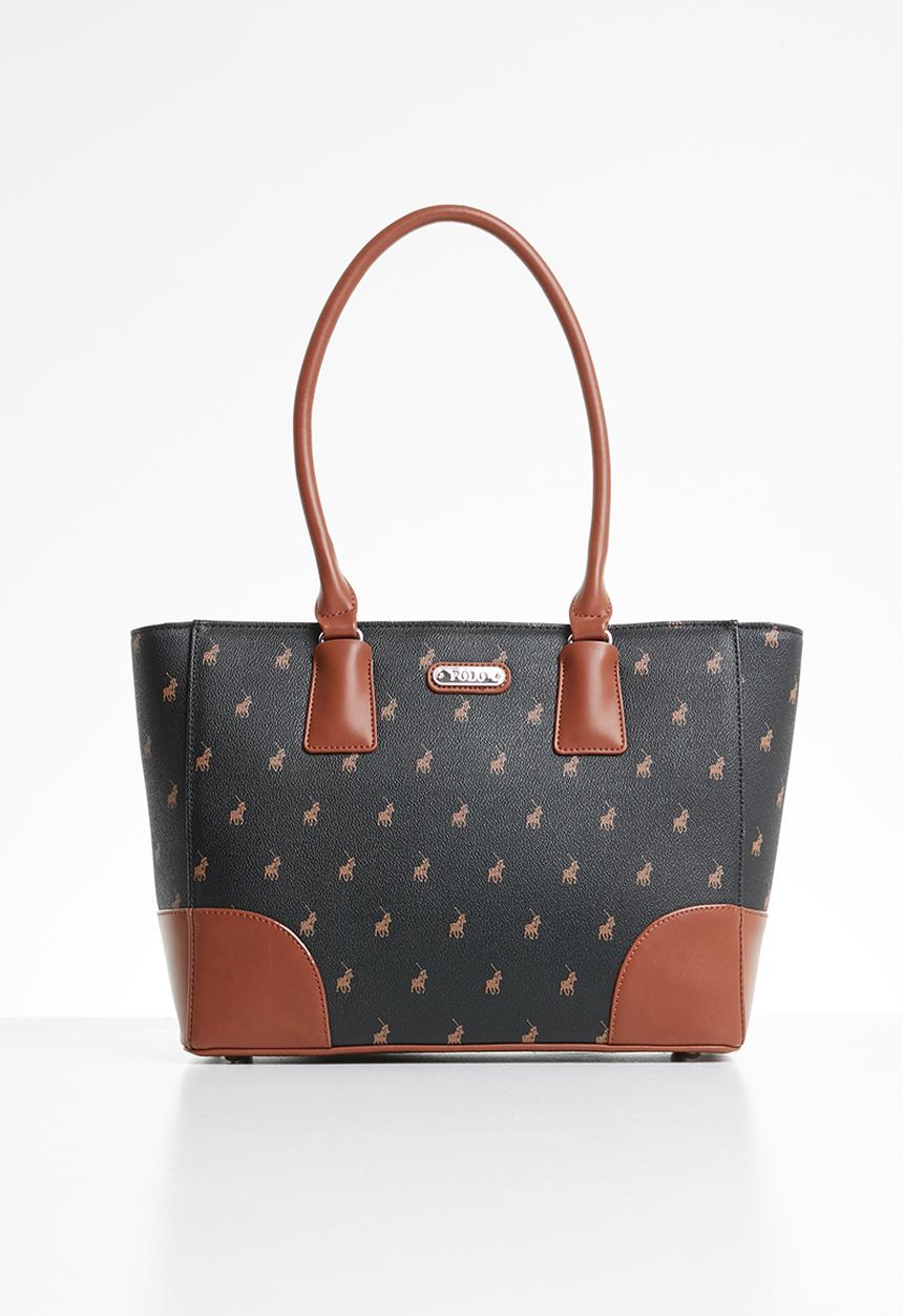 POLO - Classic tote bag- black