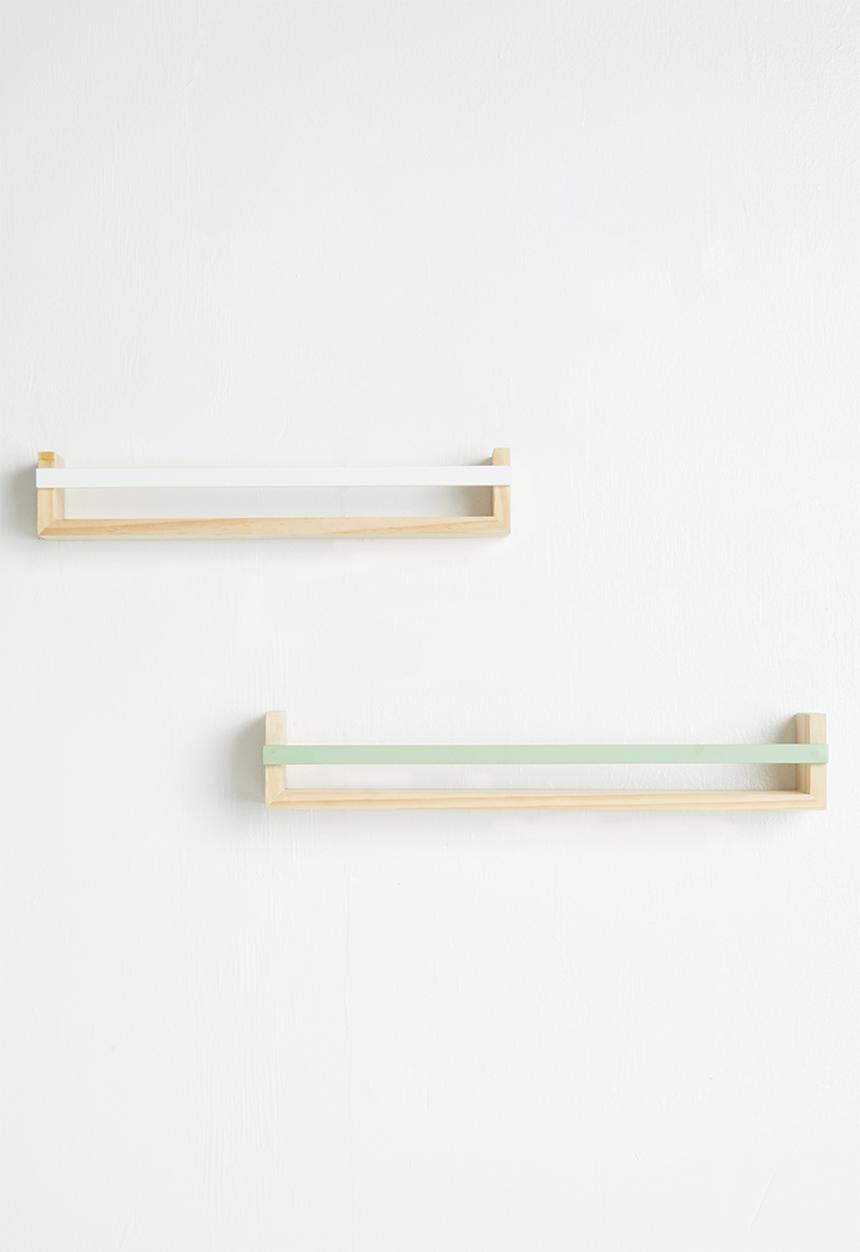 H&S - Display rack - green & white 
