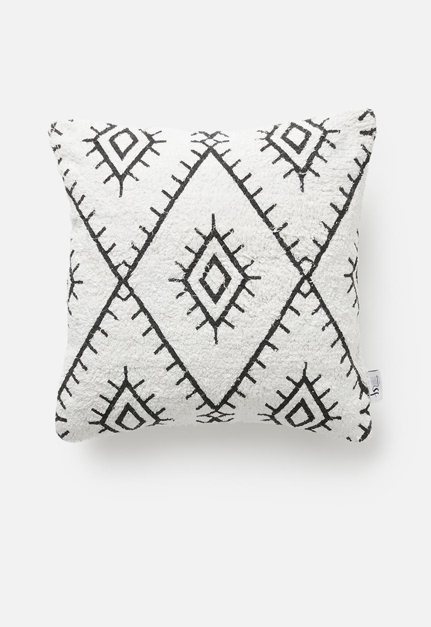 Sixth Floor - Harmony tufted cushion cover - white