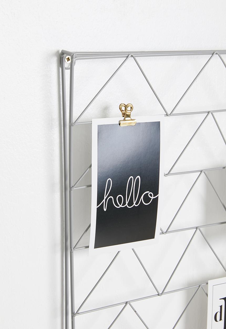 H&S - Zig zag wall rack - grey