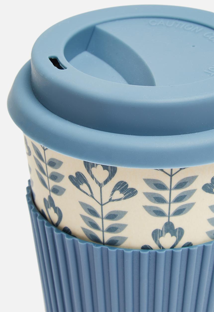 Excellent Houseware - Bamboo mug - blue