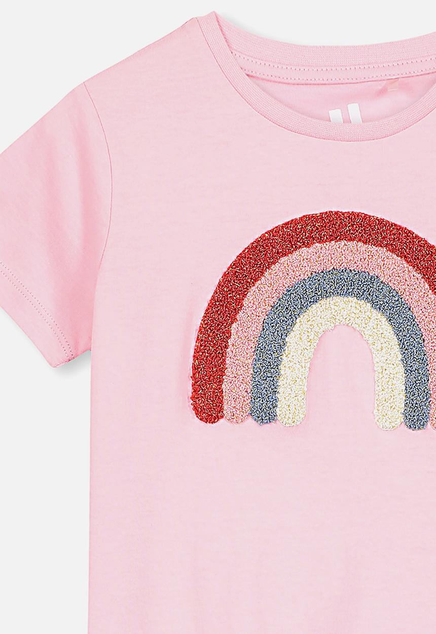 Cotton On - Stevie short sleeve embellished tee - pink