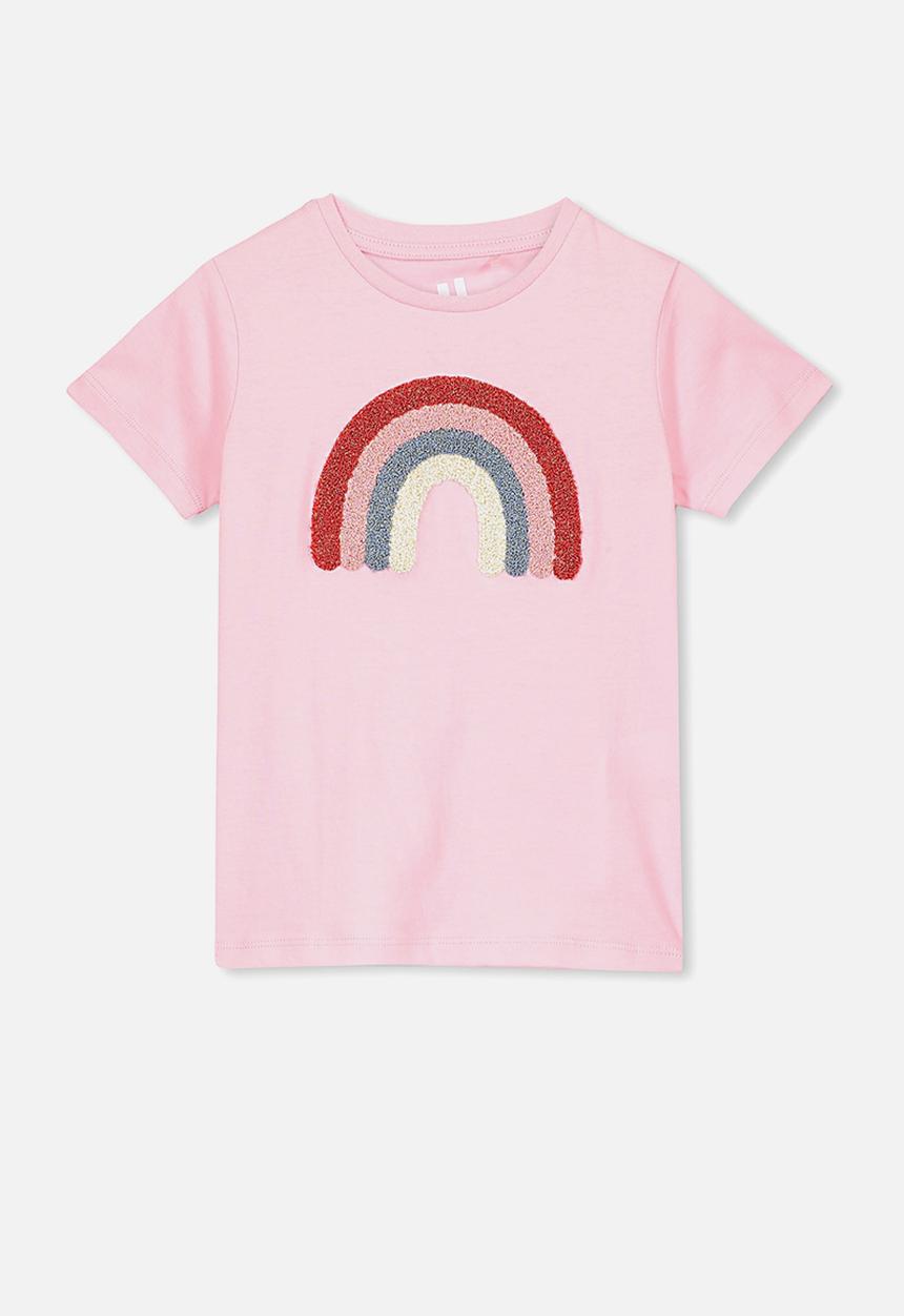 Cotton On - Stevie short sleeve embellished tee - pink