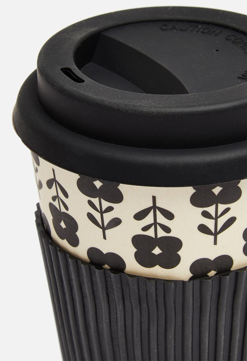 Excellent Houseware - Bamboo mug - black