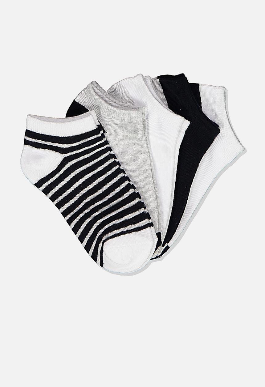 Cotton On - Kids 5 pack ankle socks - multi