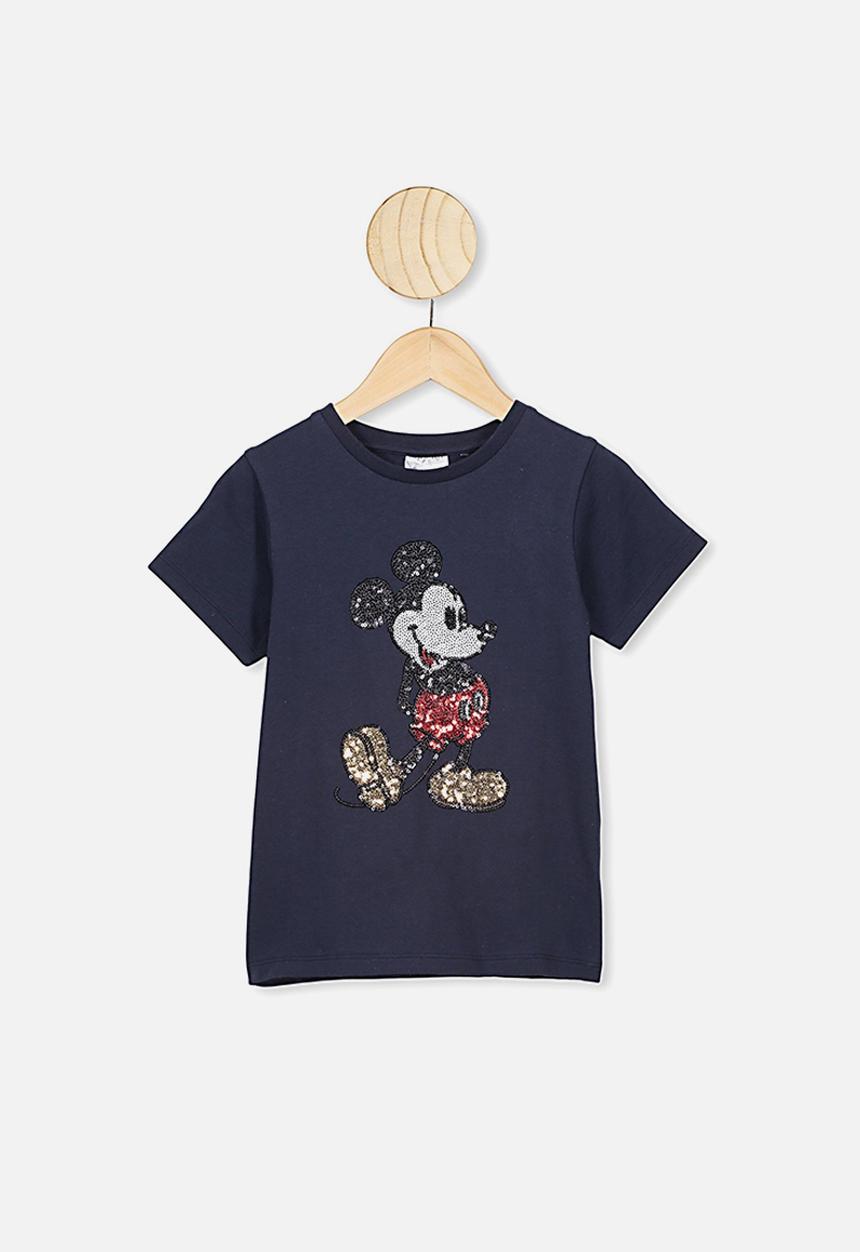 Cotton On - Lux short sleeve tee Mickey Mouse - navy