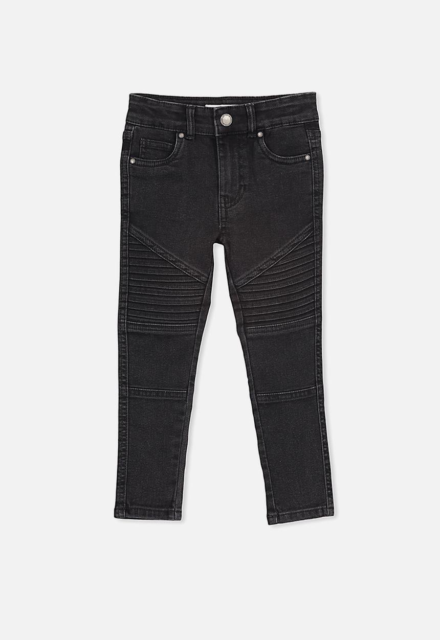 Cotton On - Carrie moto jean - washed black