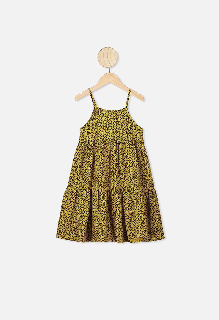 Cotton On - Mackenzie sleeveless dress - keen as mustard