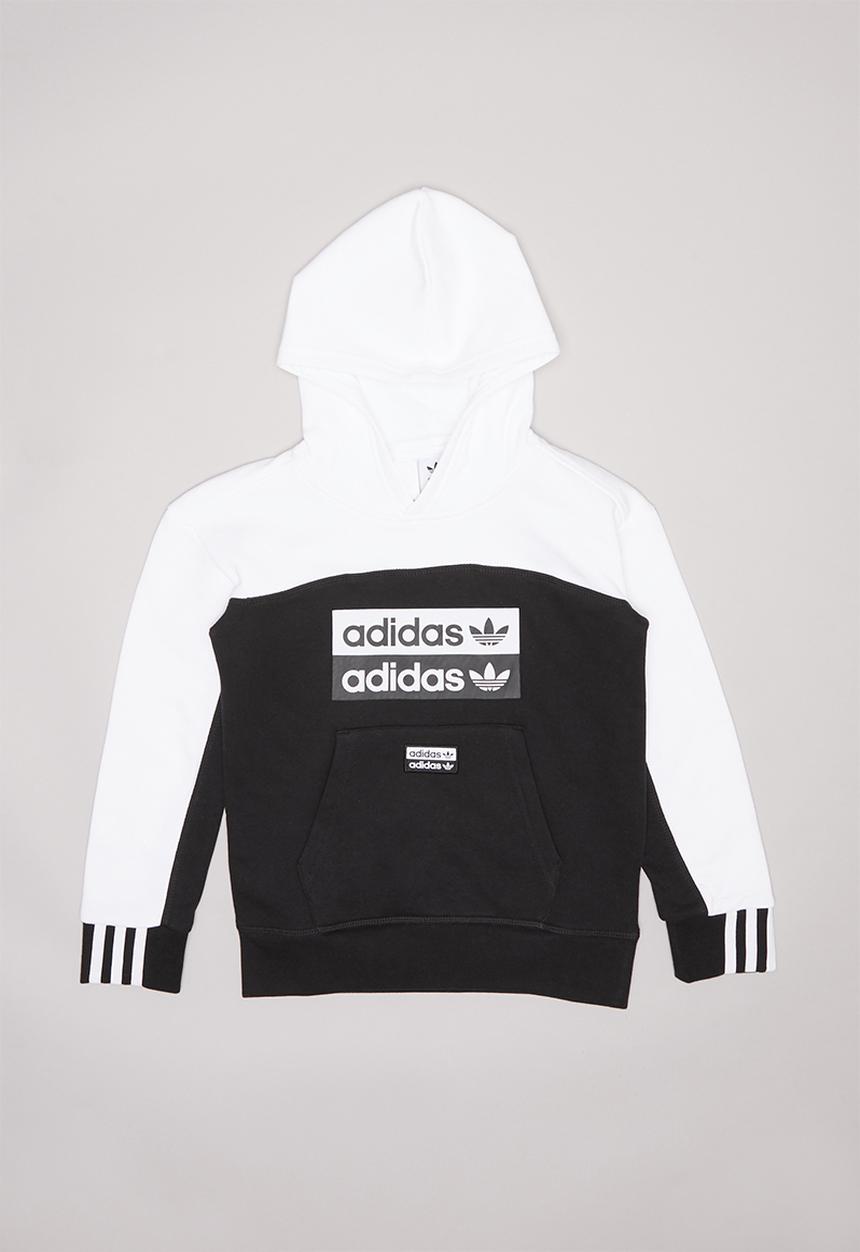 adidas Originals - Hoodie - black & white