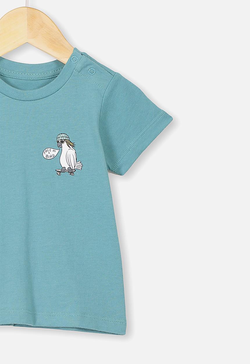 Cotton On - Jamie short sleeve tee - blue 