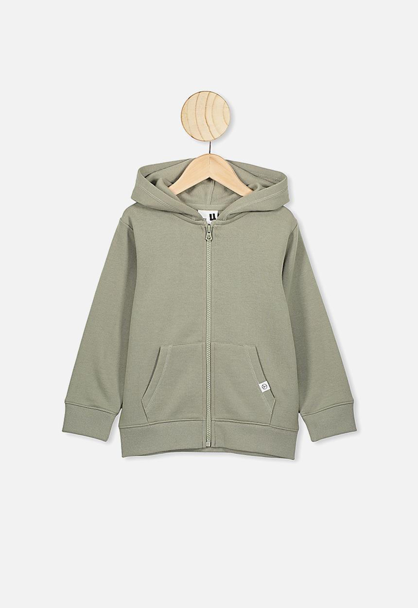 Cotton On - Sunny zip through hoodie - silver sage