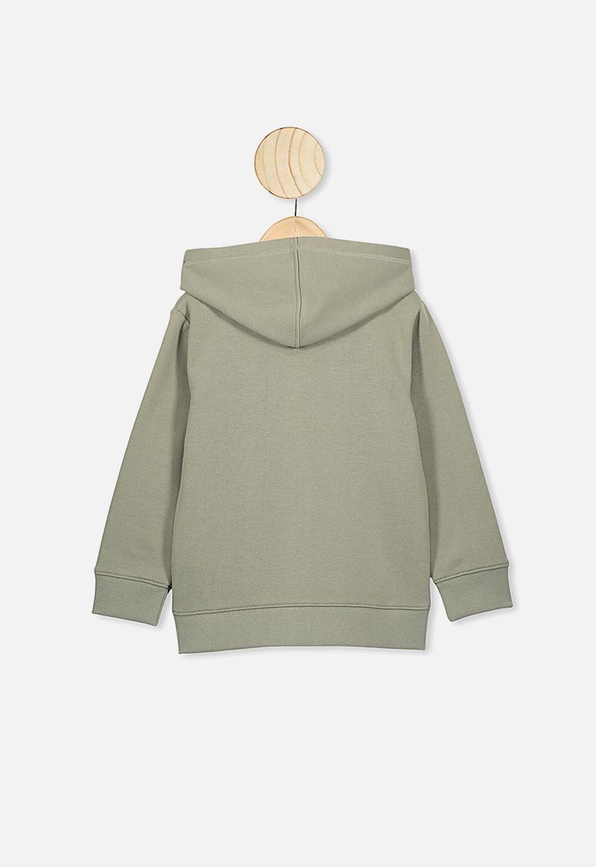 Cotton On - Sunny zip through hoodie - silver sage