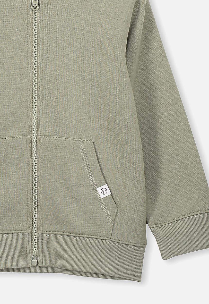 Cotton On - Sunny zip through hoodie - silver sage