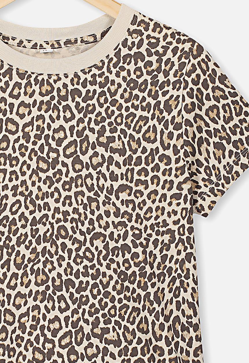 Free by Cotton On - Primrose classic T-shirt - beige & brown 