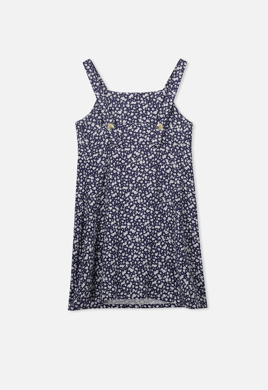 Free by Cotton On - Pini dress - navy & white 