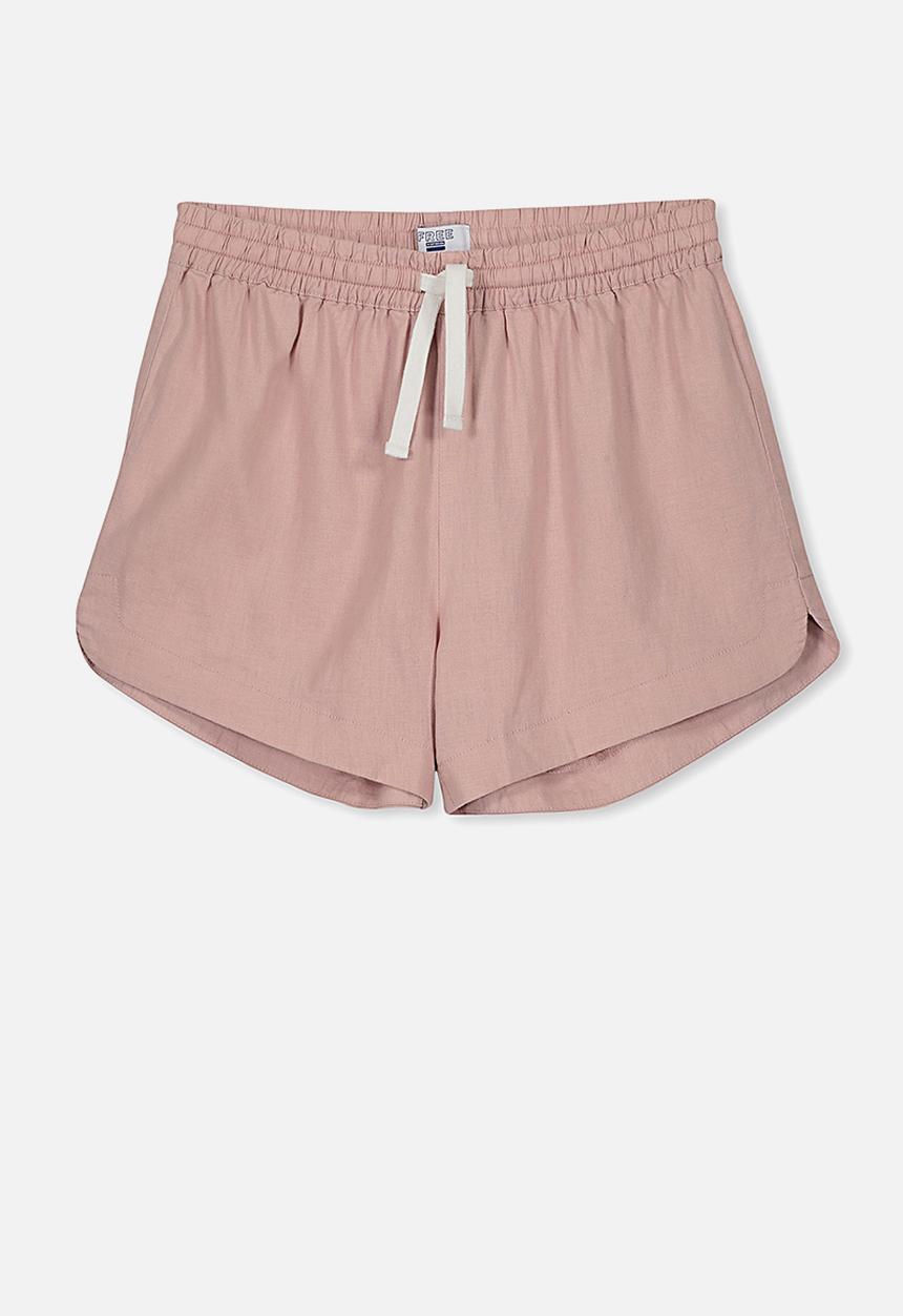 Free by Cotton On - Willow woven short - pink
