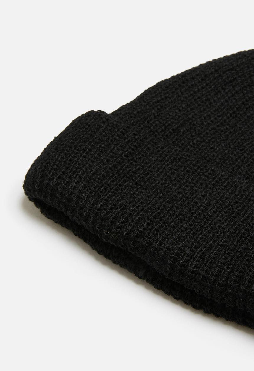 Superbalist - Turn up beanie - black