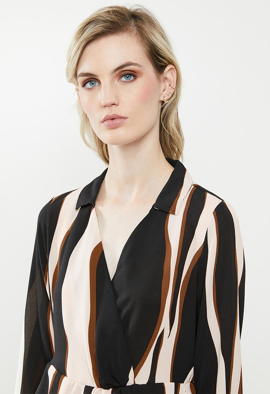 Vero Moda - Fidela wrap top - multi