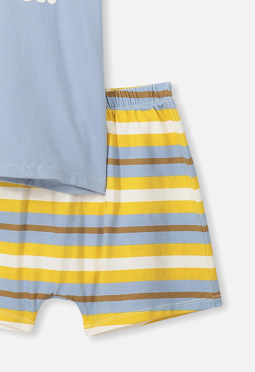 Cotton On - Hudson short sleeve pj set - multi