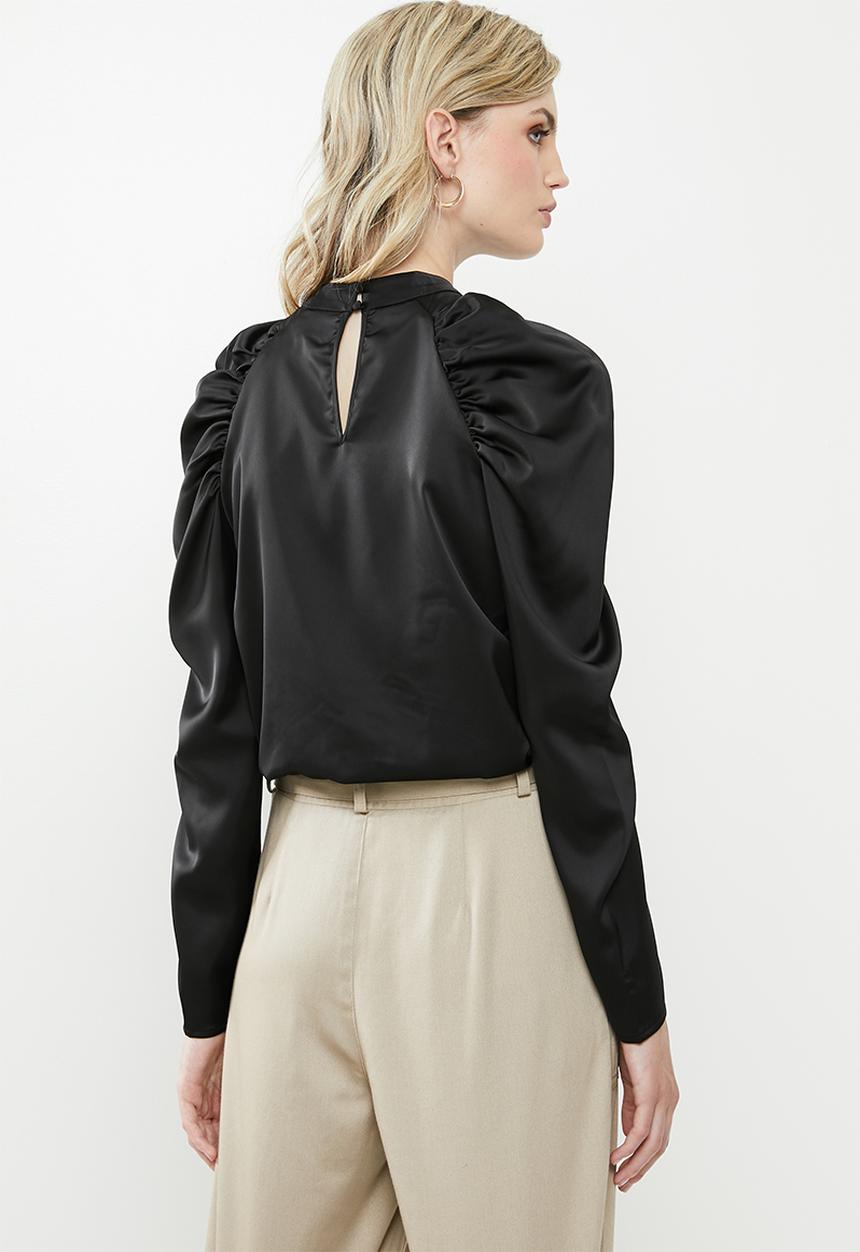 Vero Moda - Jarrow long sleeve blouse - black