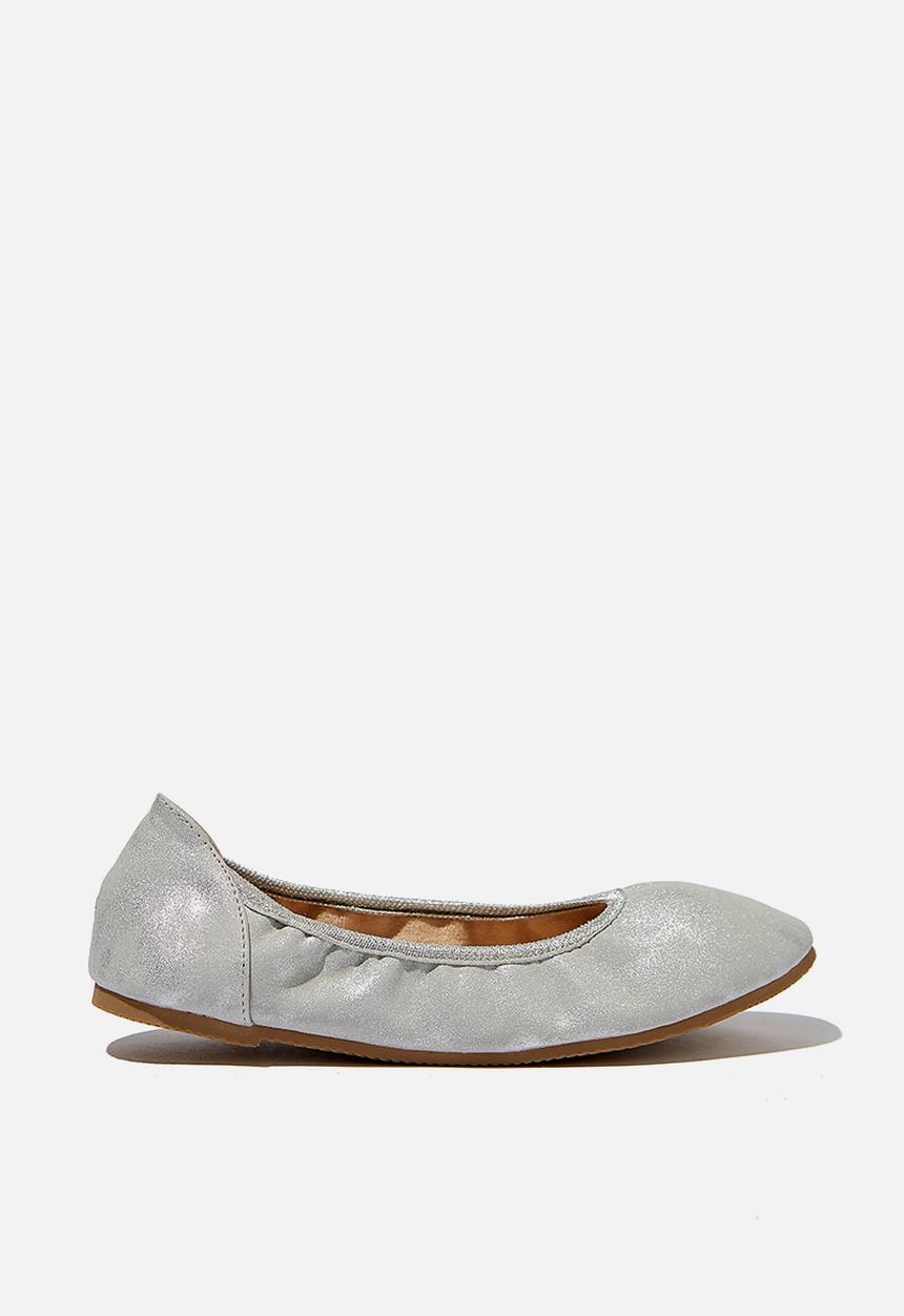 Cotton On - Primo ballet flats - matte silver shimmer