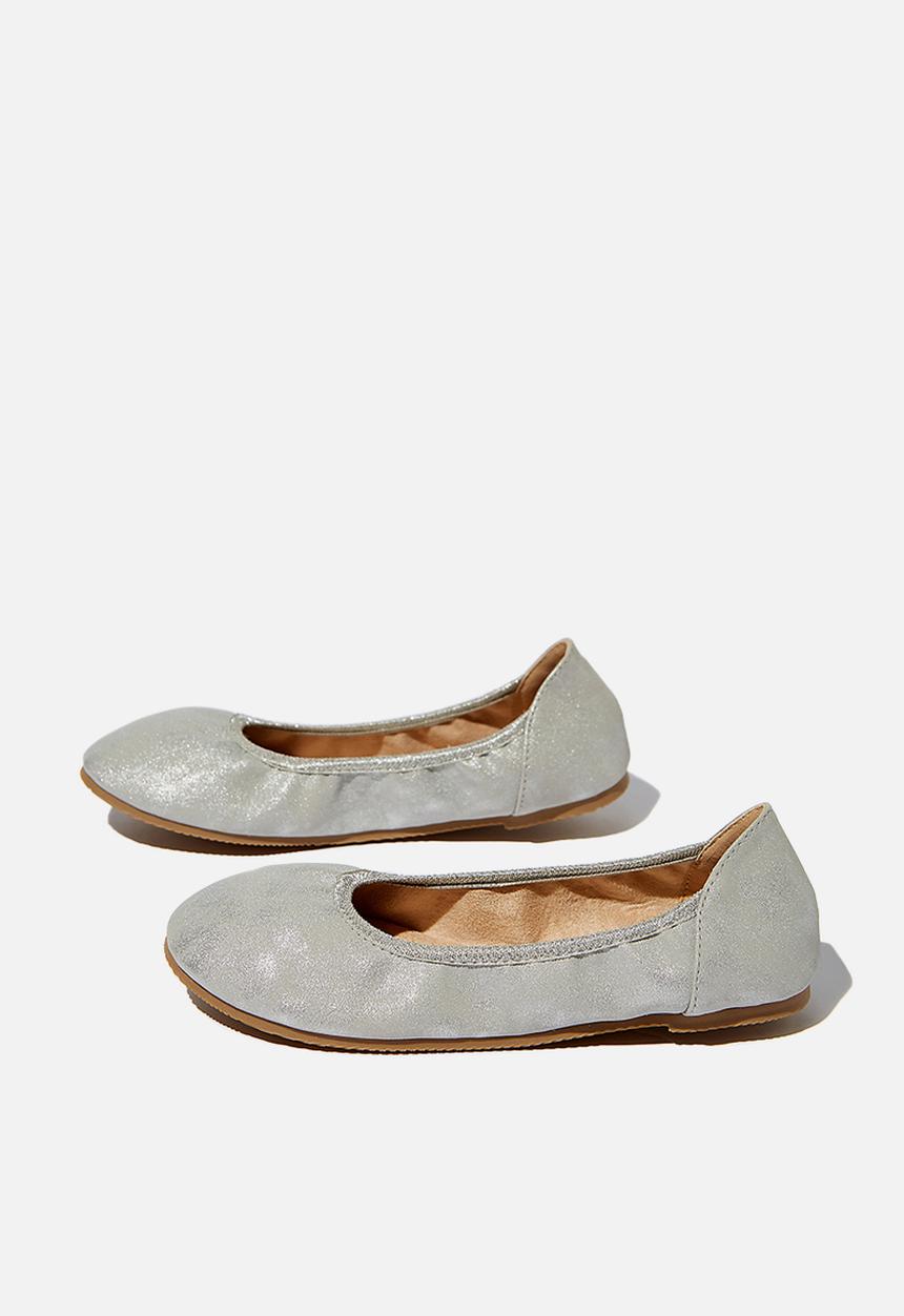 Cotton On - Primo ballet flats - matte silver shimmer