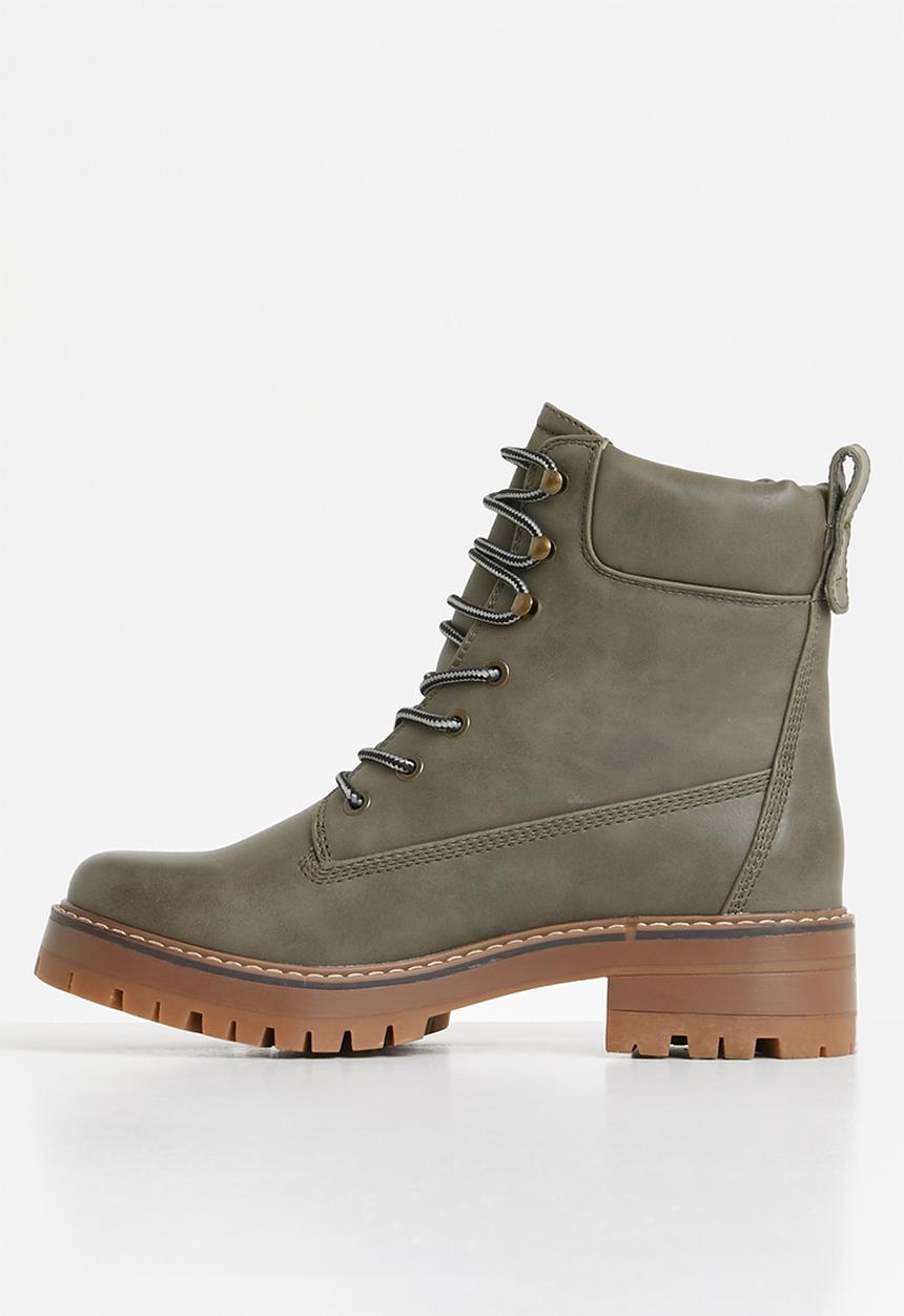 Miss Black - Fox 2 boot - grey