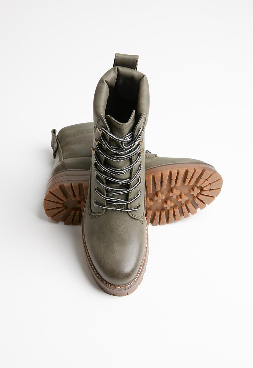 Miss Black - Fox 2 boot - grey