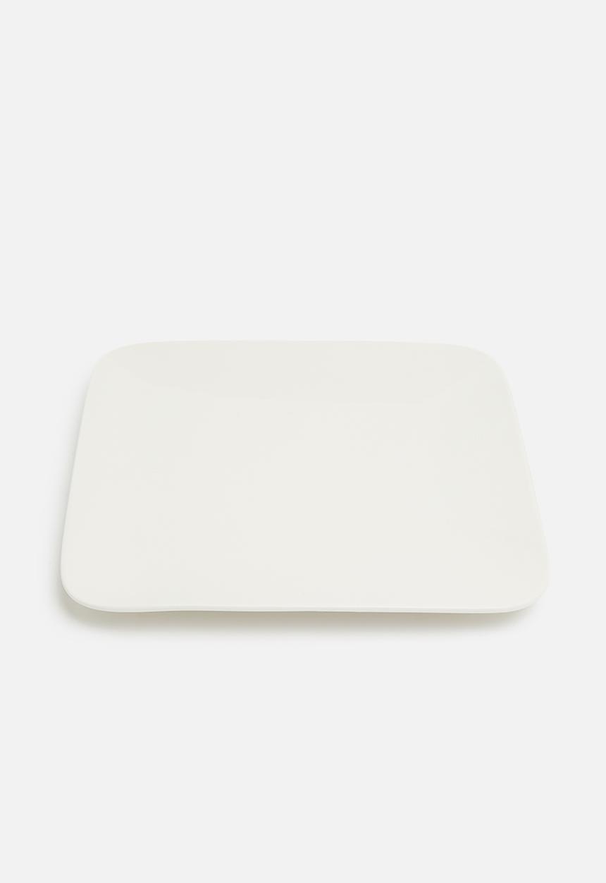Excellent Houseware - Essence dinner plate set of 4 - white