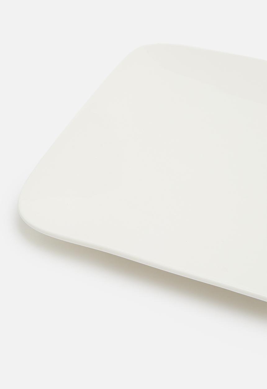 Excellent Houseware - Essence dinner plate set of 4 - white