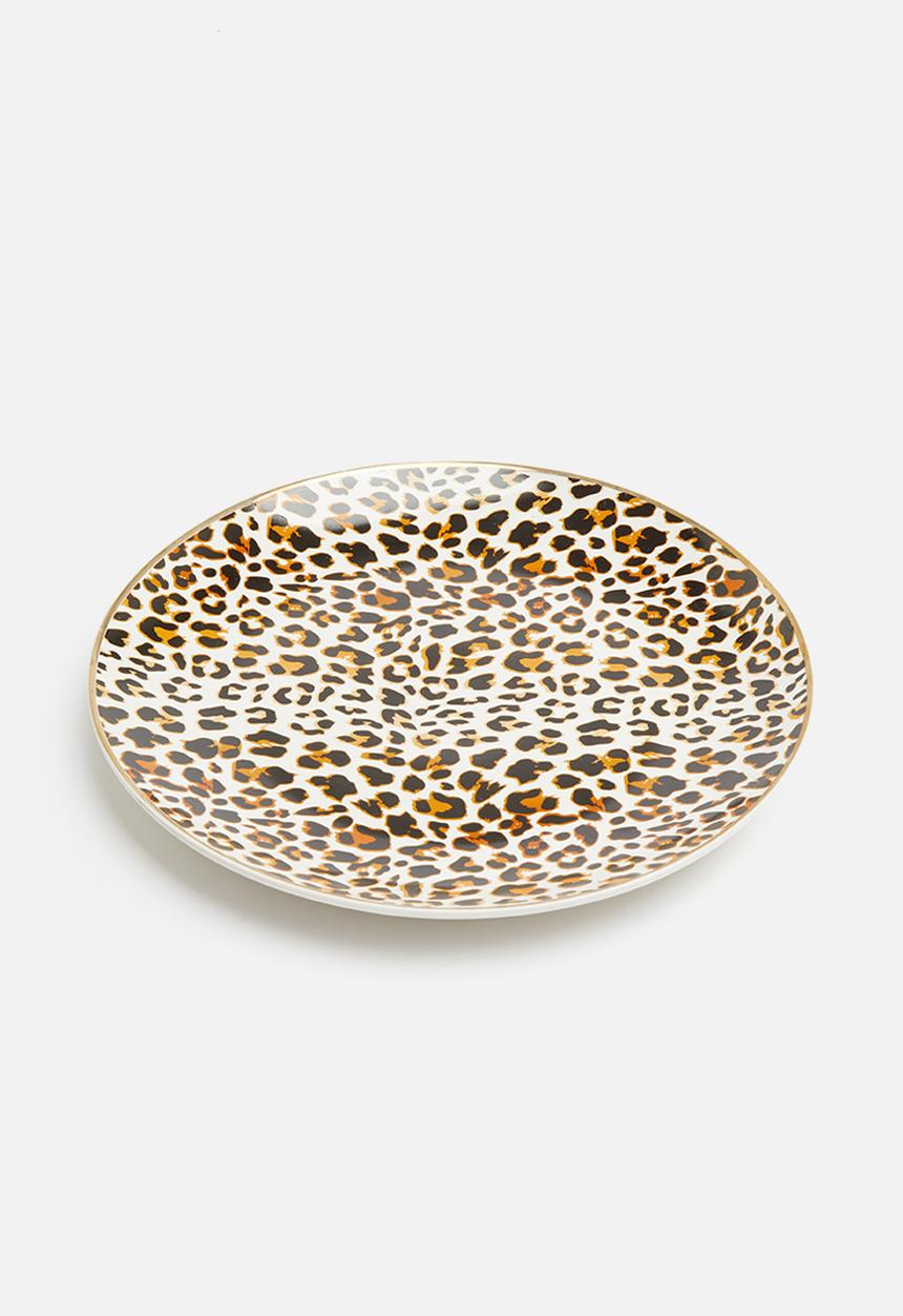 SIAKI - Animal dinner plate set of 4 - multi