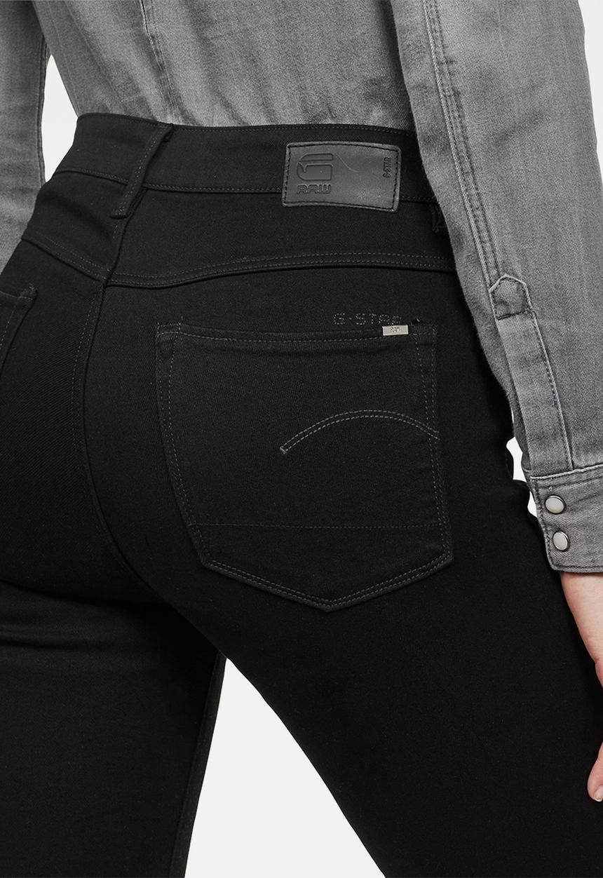 G-STAR - 3301 High Skinny Superstretch Jeans Wmn - Pitch Black