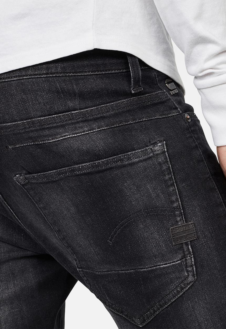 G-STAR - D-staq 5-pkt slim jeans -Elto black superstretch