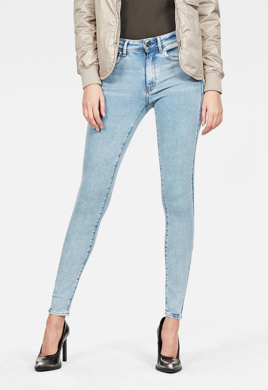 G-STAR - Lhana high super skinny stretch - blue