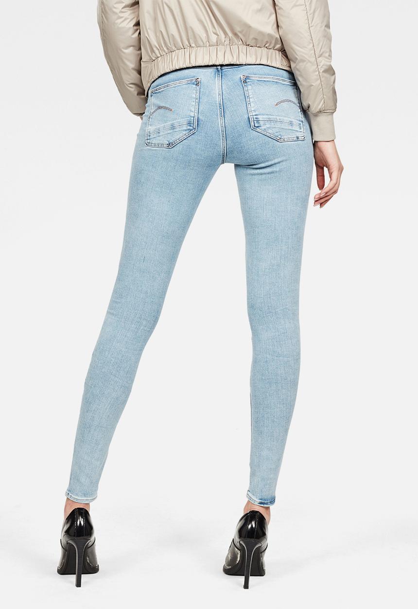 G-STAR - Lhana high super skinny stretch - blue