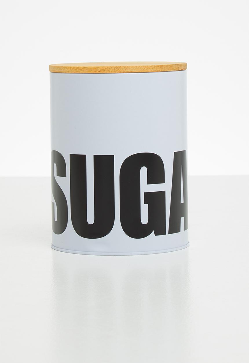Excellent Houseware - Storage tin set - neutral & white