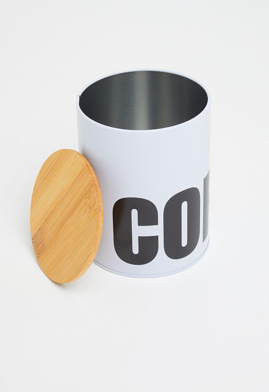 Excellent Houseware - Storage tin set - neutral & white