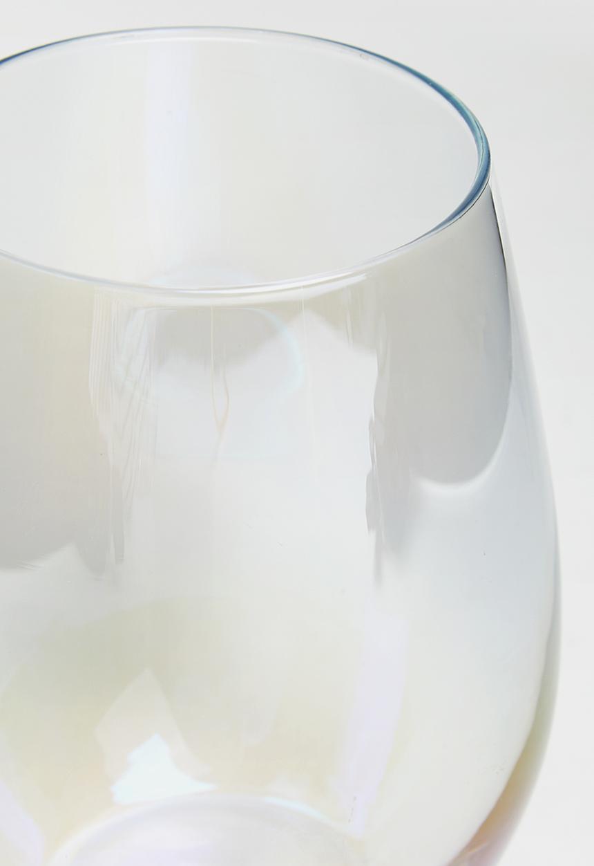 Excellent Houseware - Iridescent water glass set of 2 - clear
