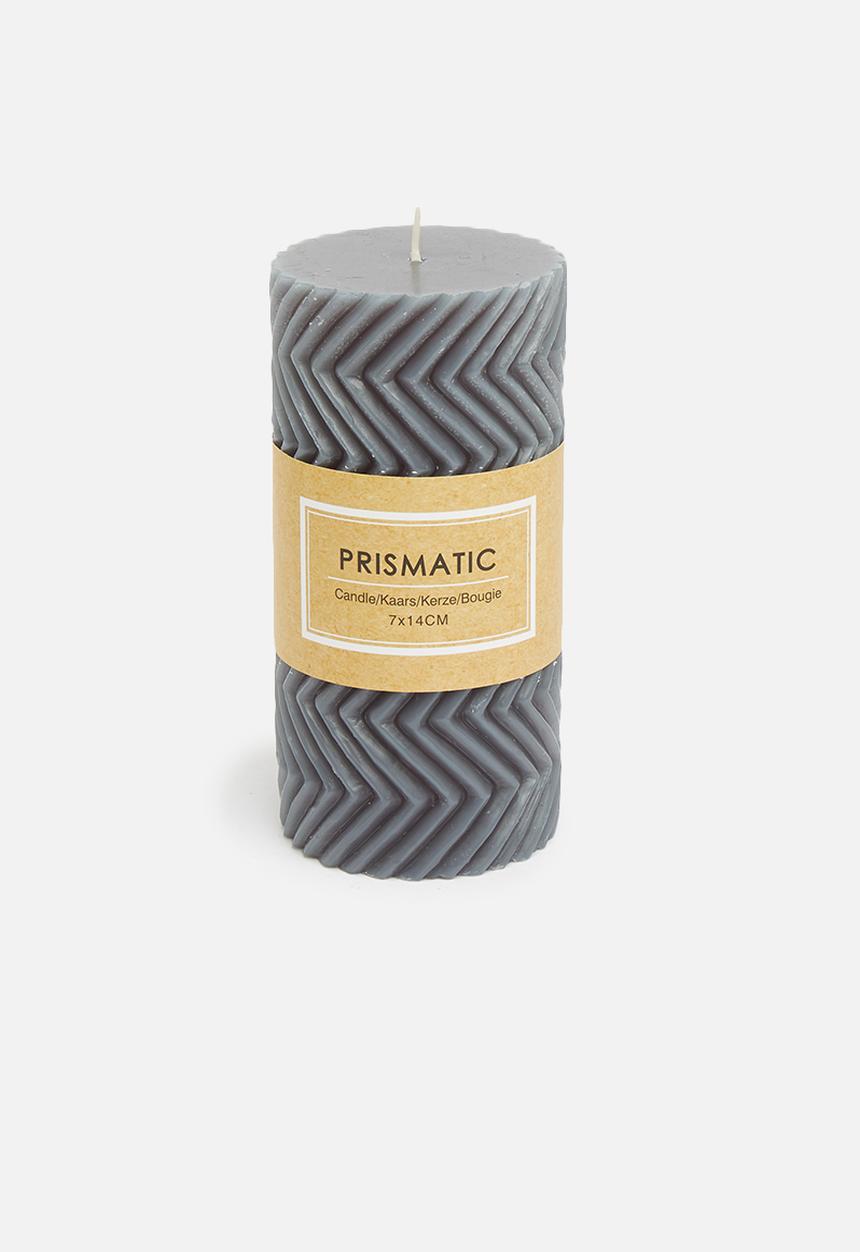 H&S - Prismatic candle - navy
