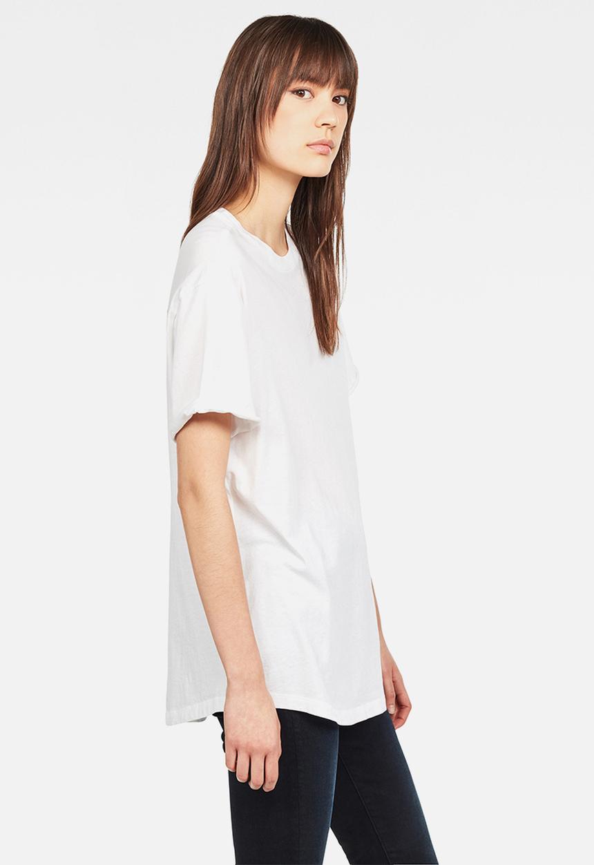 G-STAR - Lash fem loose short sleeve tee - white