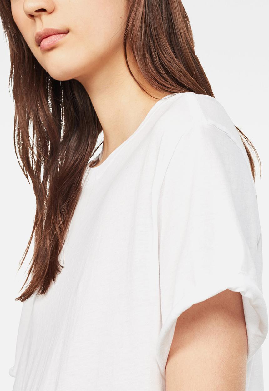 G-STAR - Lash fem loose short sleeve tee - white