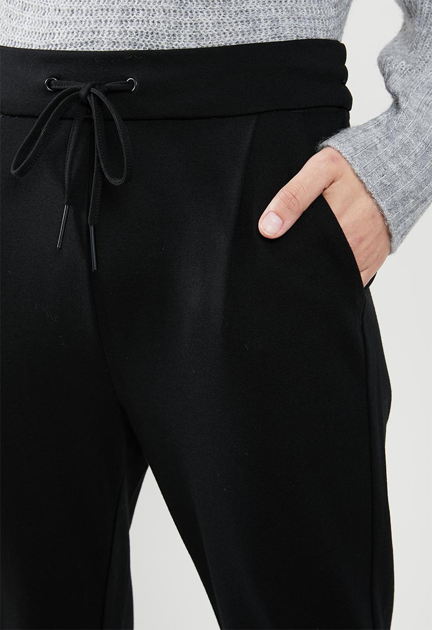 Vero Moda - Eva mr loose string pants - black