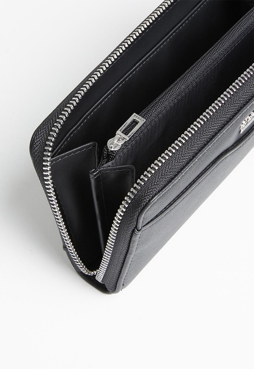GUESS - Modesto medium zip purse - black